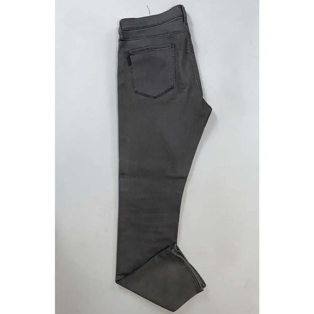 Paige Federal Slim Straight Lightweight Stretch Jeans in Mark. Men's 35X34, Read